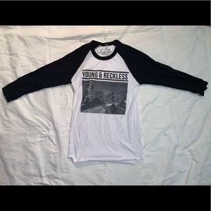 Young & Reckless baseball tee
